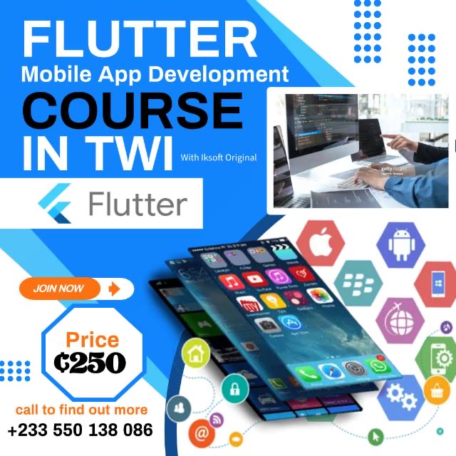 Flutter Mobile App Development Course (Twi Version)